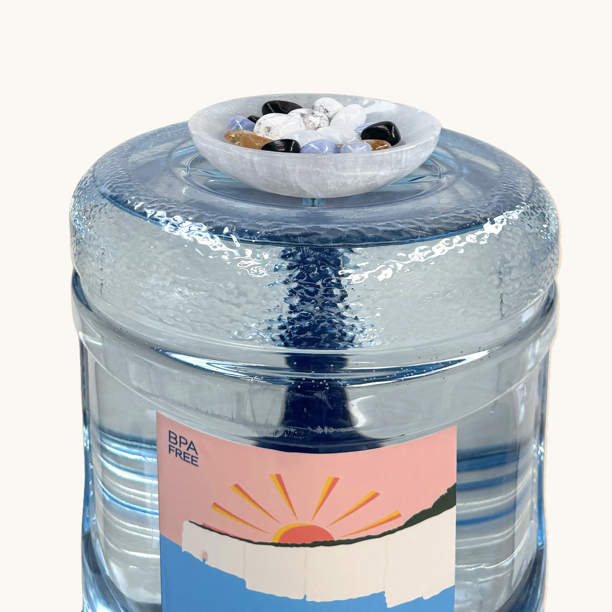 Selenite Crystal Bowl & Crystals