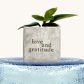 Love & Gratitude Plant Pot